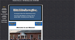 Desktop Screenshot of precisionformsinc.com